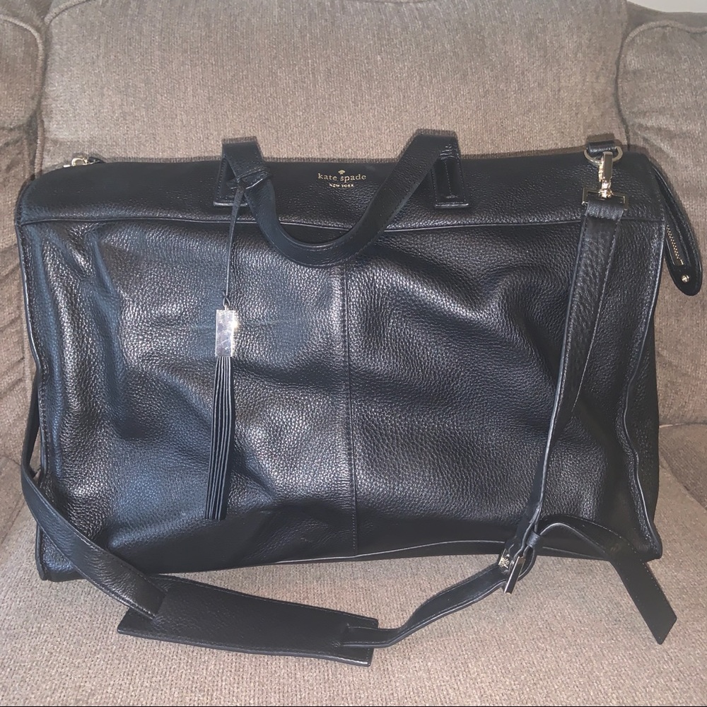 Kate Spade Leather Weekender Bag